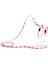 Yavru Kedi Göğüs Tasması ve Gezdirme Kayışı, 120CM, Pembe, 15-33CM Glstd 1