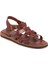Kahve Deri Kadın Sandalet - K24Y1SN67127-A24 1