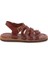 Kahve Deri Kadın Sandalet - K24Y1SN67127-A24 3