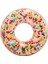 Raınbow Sprınkle Donut Gökkuşağı Serpintili Donut Simit 114 Cm (45'') 1