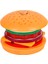Bebek Ahşap Simülasyon Gıda Seti Ayağı Eşleşen Ev Oyuncak Erken Öğrenme Eğitici Oyuncak (Burger) (Yurt Dışından) 1