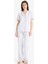 Regular Fit Pijama Takımı Kısa Kollu Üst Esnek Belli Uzun Alt-Fall in Love E0265AX25SP 2