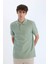 Regular Fit Polo Yaka Kısa Kollu Waffle Tişört D7932AX25SP 3