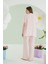 Önden Düğmeli Müslin Pijama Takım 3