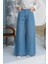 1165-DENIM Bol Paça Pantolon Mavi 2