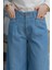 1165-DENIM Bol Paça Pantolon Mavi 4