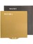 190X190 mm Gold Pei Kaplı Özel Yay Çeliği Tabla (Magnetli) 1