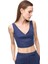 Lacivert Akars Slim Fit V-Yaka Bluz 3