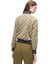 Alcors Slim Fit Geometrik Desen Standart Boy Takma Kol Yarım Dik Yaka Yesıl Mont 3