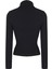 Triko Slim Fit Standart Boy Takma Kol Balıkçı Yaka Siyah Kazak 2
