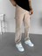 Erkek Baggy Fit Kargo Pantolon Bej 1
