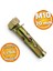Saplamalı Gömlek Çelik Dübel M10X70 mm Raf Montaj Bağlantı Zemin Monte Tavan Asma Aparat 8 Adet 3