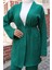 Cep Detaylı Kimono Takım Yeşil 5