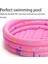 Oval Şişme Havuz Bebek Havuzu Şişme Çocuk Havuzu 100cm Pembe 2