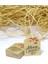 Noel Baba Temalı Yeni Yıl Etiketi -Merry Christmas -Kraft Yılbaşı Hediye Etiketi (4,5x6 Cm) 50 Adet 3