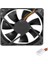 IC-216 Fan 80X80X25MM 12V Dc 3 Kablolu 8x8 Fan (4172) 1