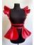 Deri Elbise Harness, Şık Mini Deri Elbise, Prenses Deri Elbise - BRF1001 1