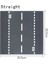 City Road Street Taban Plakası Düz Kavşak Eğrisi T-Kavşak Yapı Taşları Çocuklar Için Taban Plakaları Yapı Çocuklar Için: Düz-11 (Yurt Dışından) 1
