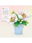 Moc Sevimli Buket Çiçekler Etli Flowerpot Bitki Kar Lotus Gül Zambak Modeli Yapı Taşları Setler Tuğlalar Oyuncak Şehir Renk: Yok 240PCS (Yurt Dışından) 1