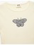 Kelebek Baskılı Kısa Kollu Bisiklet Yaka Pamuklu Tişört 3