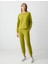 Limoni Bisiklet Yaka Uzun Kollu Yakası Sim Detaylı Sweatshirt 2