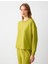 Limoni Bisiklet Yaka Uzun Kollu Yakası Sim Detaylı Sweatshirt 4