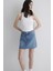 Regular Fit Normal Bel Mini Boy Kot Etek Bayan Kot Etek 1310204 1