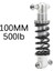 100MM-500LB Stili mm Lb Bisiklet Yaylı Şok Emicisi Süspansiyon Amortisör Bisiklet Dağ Bisikleti Dh Arka Şok Bisiklet Parçaları (Yurt Dışından) 1