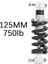 125MM-750LB Tarzı mm Lb Bisiklet Yaylı Şok Emicisi Süspansiyon Amortisör Bisiklet Dağ Bisikleti Dh Arka Şok Bisiklet Parçaları (Yurt Dışından) 1