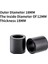 12-18MM Tarzı Muqzı Arka Şok Bush Gasket Du Bushing Onarım Parçaları Mtb Bisiklet Arka Süspansiyon Spacer Şok Emici Yıkayıcı (Yurt Dışından) 1