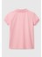 Kadın Pembe Logolu Pike Polo T-Shirt 2