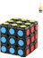 Boyut Üçüncü Dereceden Renkli Rubik Küpü Dönen Nokta Kare Gülen Yüz Daire Siyah Arka Plan Üçüncü Dereceden Rubik Küpü (Yurt Dışından) 1