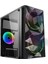Magıc 300W Temperlı Cam Sıyah 2 x Rainbow Fanlı Atx Kasa 1