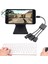Cep Telefonu Için Taşınabilir 3'ü 1 Arada Mikro USB Otg Veri Kablosu Adaptörü Dönüştürücü Hub (Yurt Dışından) 3
