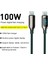 100 W Tip C USB C Kablosu Hızlı Şarj Şarj Kablosu Kablosu Ekran ile Macbook Xiaomi Samsung Tip-C Usbc Kablosu (Yurt Dışından) 3
