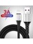 3A Hızlı Şarj USB Veri Kablosu 0.3/1/1.5 M USB A'dan 8 Pin'e Kablo iPhone Şarj Cihazı Naylon Örgü Kablosu iPhone 14 13 12 Pro Max (Yurt Dışından) 1