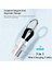 3in1 Manyetik Hızlı Şarj Veri Kablosu Taşınabilir Anahtarlık Telefon Şarj Kablosu Mikro USB Tip-C iPhone Android Için Anahtarlık Charm (Yurt Dışından) 1