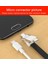 3in1 Manyetik Hızlı Şarj Veri Kablosu Taşınabilir Anahtarlık Telefon Şarj Kablosu Mikro USB Tip-C iPhone Android Için Anahtarlık Charm (Yurt Dışından) 2