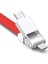 3in1 Manyetik Hızlı Şarj Veri Kablosu Taşınabilir Anahtarlık Telefon Şarj Kablosu Mikro USB Tip-C iPhone Android Için Anahtarlık Charm (Yurt Dışından) 5