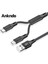 Ankndo 2 In 1 Mikro USB Kablosu Tip C Kablo Xiaomi Huawei Samsung Android Cep Telefonu Hızlı Şarj Kablosu Mikro USB Şarj Cihazı (Yurt Dışından) 1