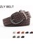 Dt 2021 Yeni Moda Kemer Erkek Kadın Unisex Örme Metal Alaşımlı Pin Toka Rahat Trend Tarzı Kot Pantolon Için Kaliteli Pu Deri Kemer (Yurt Dışından) 1