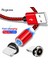 Acgicea Manyetik USB Kablosu iPhone Xr Xs Max x 8 7 6 6s Artı 5s Se Hızlı Şarj Cep Telefonu Kablosu Mıknatıslı Şarj Cihazı Tel Kablosu (Yurt Dışından) 1