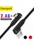 Mikro USB Kablosu 2.4A Hızlı Şarj Cihazı USB Kablosu 90 Derece Dirsek Naylon Örgülü Veri Kablosu Samsung Sony Xiaomi Huawei Android Telefon Için (Yurt Dışından) 1