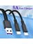 2in1 Veri USB Kablosu 5A Hızlı Şarj Cihazı Şarj Kablosu Android Telefon Için Tip C Xiaomi Huawei Samsung Şarj Kablosu (Yurt Dışından) 1