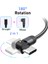 Gtwın USB Tip C 90 Derece Hızlı Şarj Tipi C Kablo Xiaomi Mi 11 Mi 10 Cep Telefonu Veri Kablosu Samsung S10 S9 Kablo 2 M (Yurt Dışından) 2
