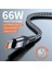 6A 66W USB Tip C Hızlı Şarj Veri Kablosu Naylon Örgü Huawei Xiaomi Poco M3 X3 Samsung Cep Telefonu Hızlı Şarj Kablosu (Yurt Dışından) 1