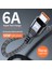 6A 66W USB Tip C Hızlı Şarj Veri Kablosu Naylon Örgü Huawei Xiaomi Poco M3 X3 Samsung Cep Telefonu Hızlı Şarj Kablosu (Yurt Dışından) 2