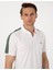 Erkek Haki Kol Detaylı Slim Fit Polo Yaka Tişört 50307520-VR027 2