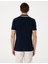 Erkek Lacivert Slim Fit Polo Yaka Tişört 50310203-VR033 5