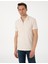 Erkek Bej Slim Fit Tişört 50303869-VR011 1